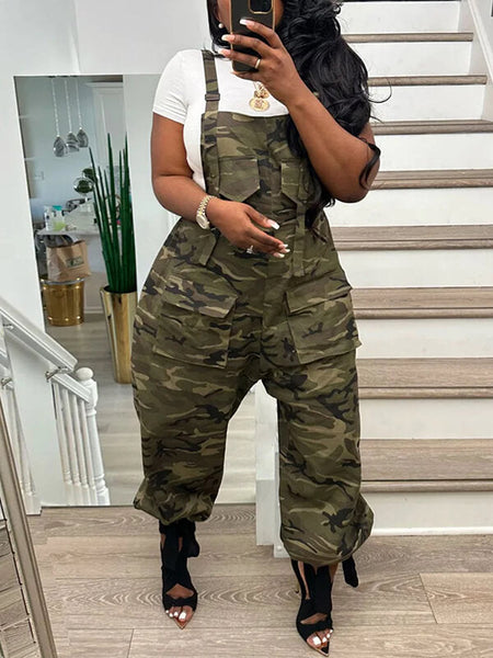 Morchique Camo Cargo Overalls