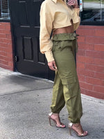 Tied Cargo Pants