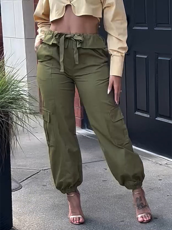 Morchique Tied Cargo Pants