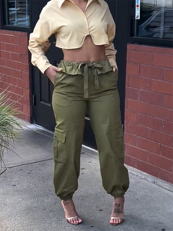 Morchique Tied Cargo Pants