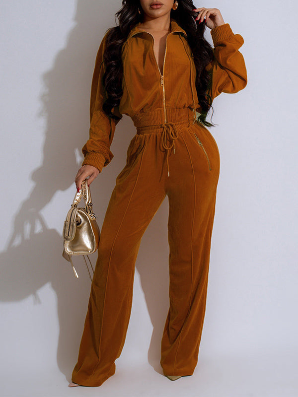 Morchique Velvet Jacket & Pants Set