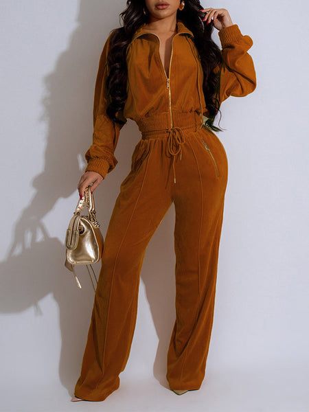 Morchique Velvet Jacket & Pants Set