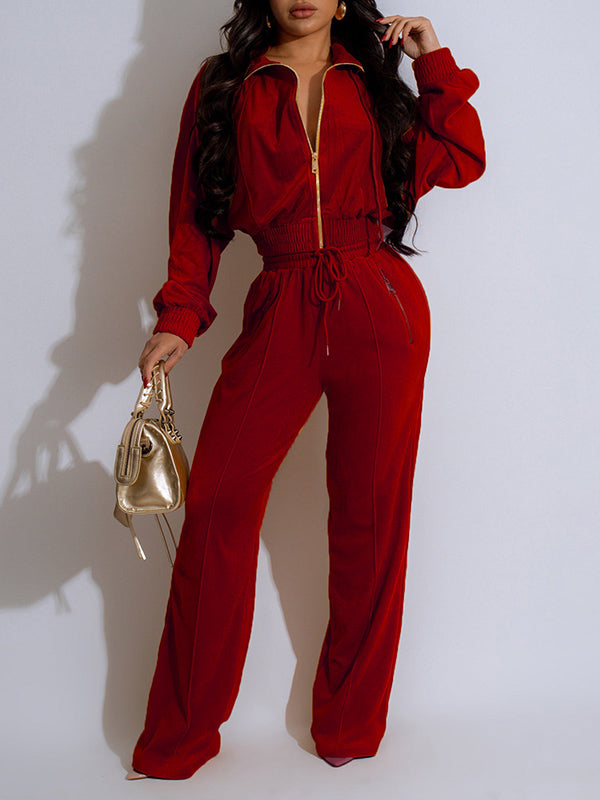 Morchique Velvet Jacket & Pants Set