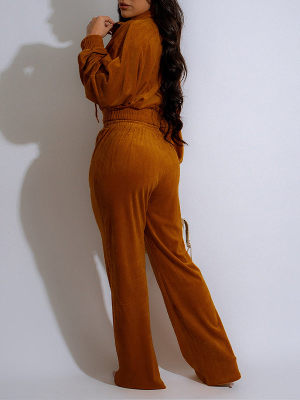 Morchique Velvet Jacket & Pants Set