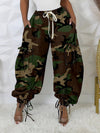 Camo Drawstring Pants