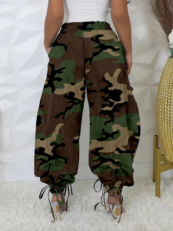 Morchique Camo Drawstring Pants