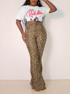 Morchique Leopard Flared Pants