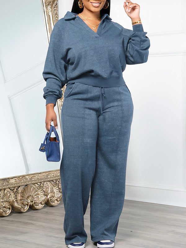 Morchique Polo Sweatshirt & Pants Set