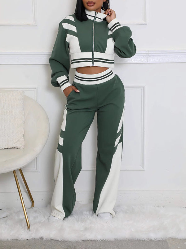 Morchique Two-Tone Jacket & Pants Set