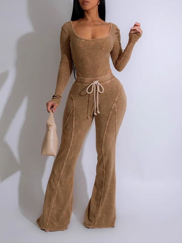 Morchique Printed Bodysuit & Pants Set