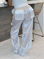 See-Through Cargo Pants
