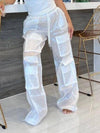 See-Through Cargo Pants