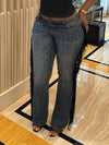 Fringe Combo Jeans