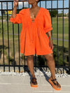V-Neck Tied Romper