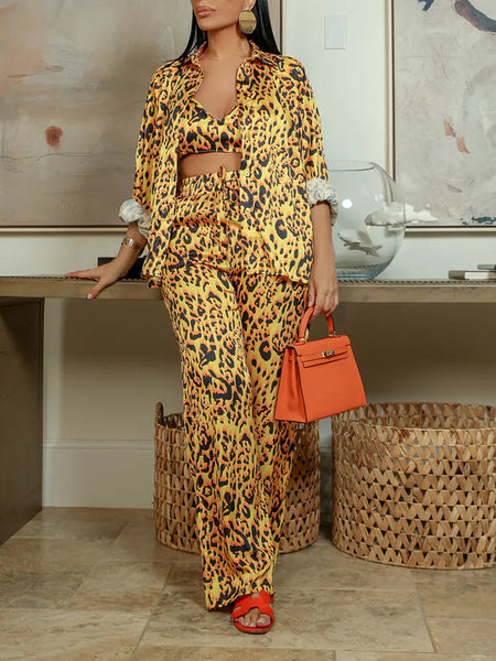 Leopard Three-Piece Set