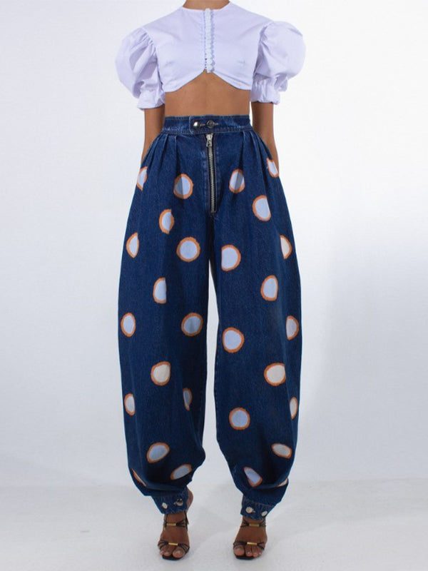 Dot Jogger Jeans