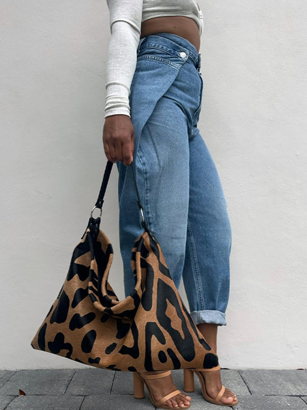 Button-Waist Barrel Jeans