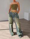 Fringe Combo Jeans