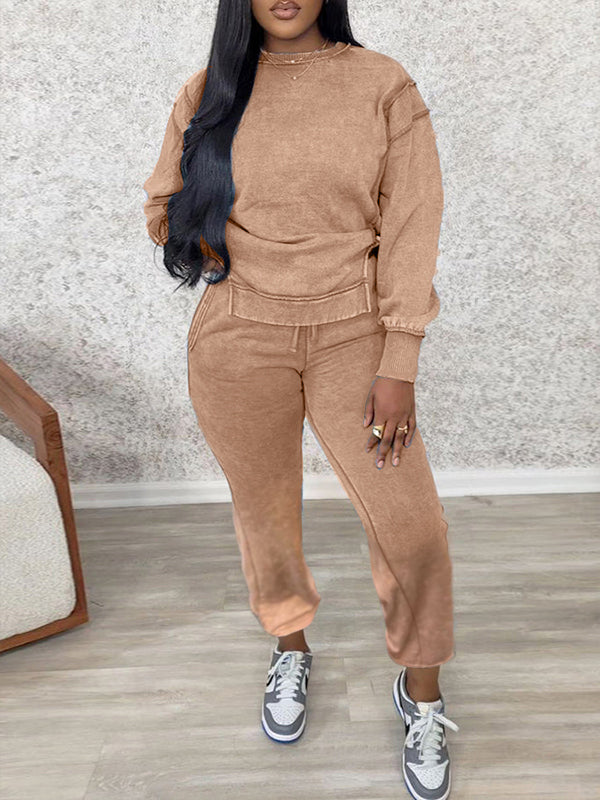 Printed Sweatshirt & Jogger Pants Set