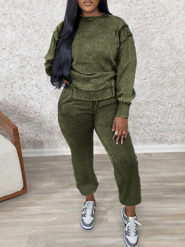 Printed Sweatshirt & Jogger Pants Set