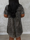 Washed Denim Shirt Dress