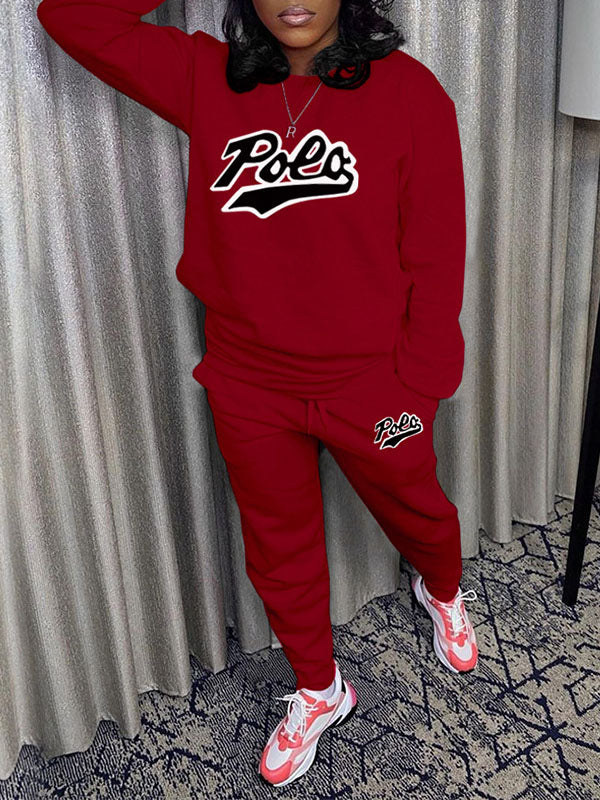Logo Sweatshirt & Pants Set