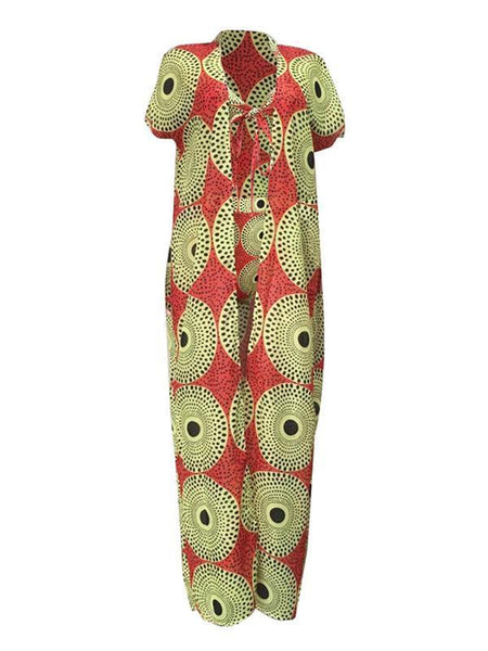 Morchique African Print Bikini With Cover