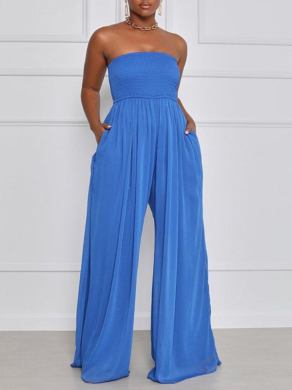 Morchique Bandeau Wide-Leg Jumpsuit