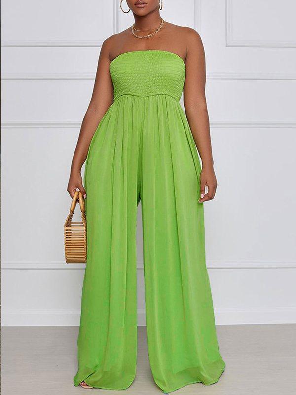 Morchique Bandeau Wide-Leg Jumpsuit