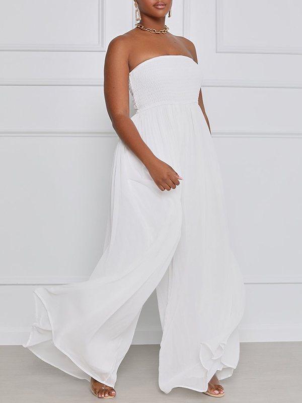 Morchique Bandeau Wide-Leg Jumpsuit