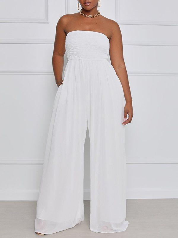 Morchique Bandeau Wide-Leg Jumpsuit