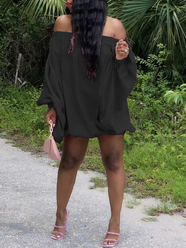 Morchique Off-Shoulder Parachute Dress