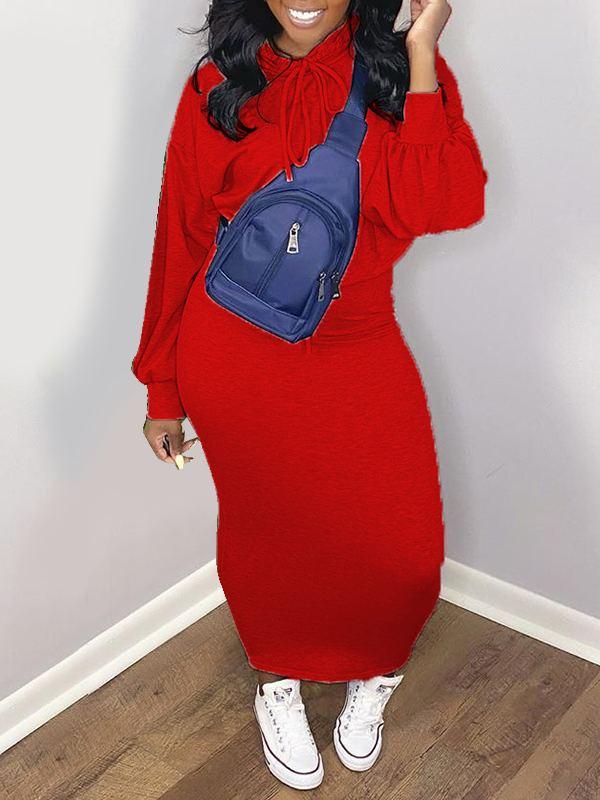 Morchique Pullover Hoodie & Skirt Set