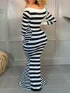 Stripe Mermaid Dress