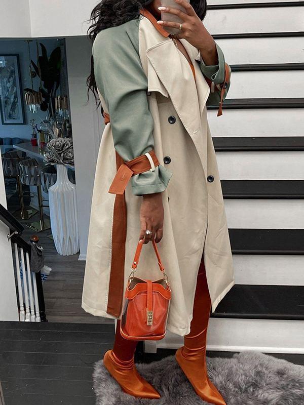 Morchique Colorblock Combo Trench