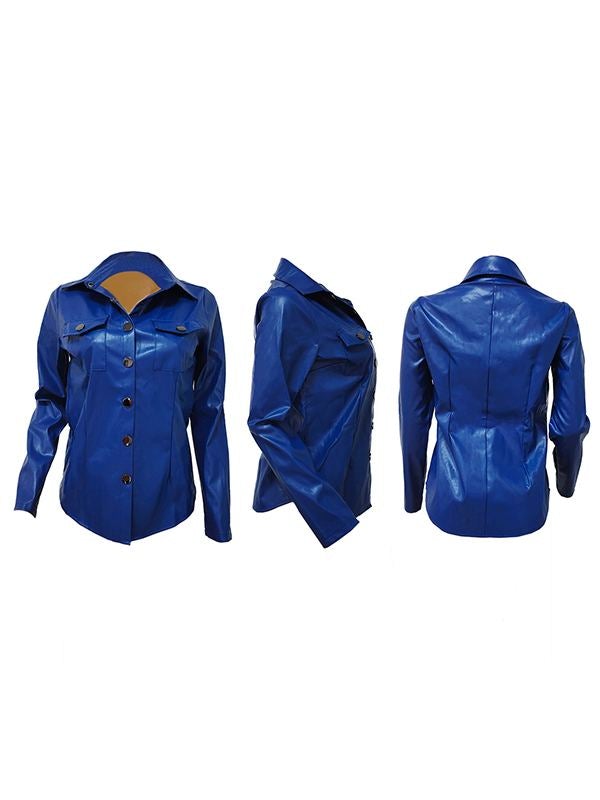 Morchique Faux Leather Shirt