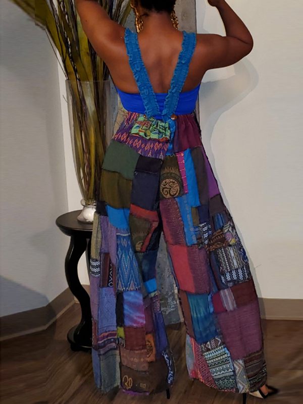 Morchique Boho Patchwork Jumpsuit