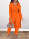 Solid Ribbed 3PC Set