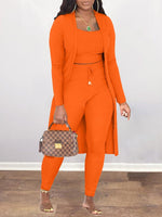 Solid Ribbed 3PC Set