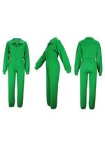 Button Front Jumpsuit