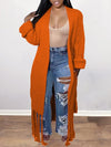 Tied Fringe Cardigan
