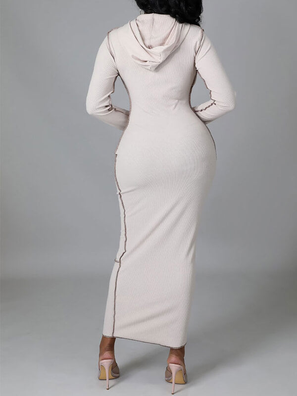 Morchique Inside-Out Hooded Dress
