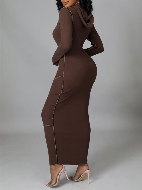 Morchique Inside-Out Hooded Dress