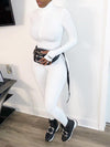 Zip-Front Ribbed Jumpsuit