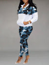 Camo Zip Top & Pants Set