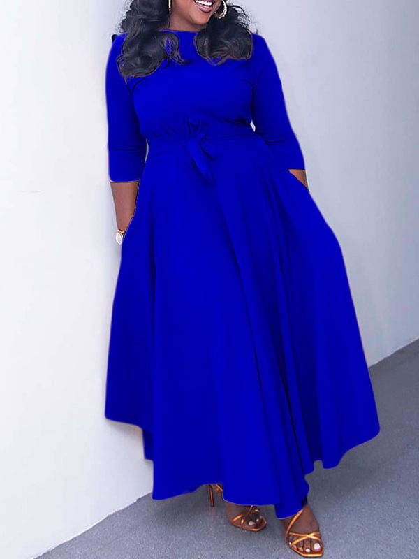 Morchique Solid Tied-Front Dress