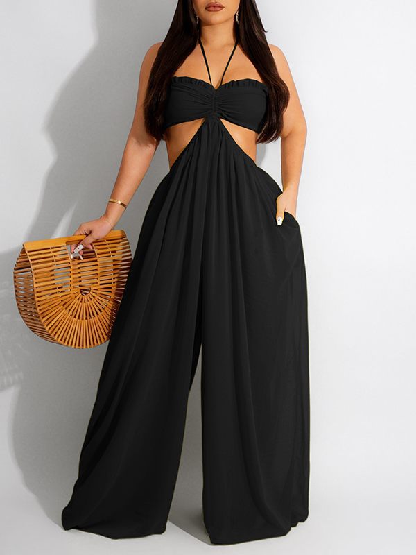 Morchique Halter Wide-Leg Jumpsuit
