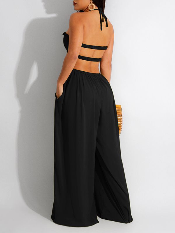 Morchique Halter Wide-Leg Jumpsuit