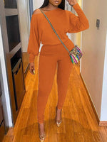 Bishop-Sleeve Tee & Pants Set