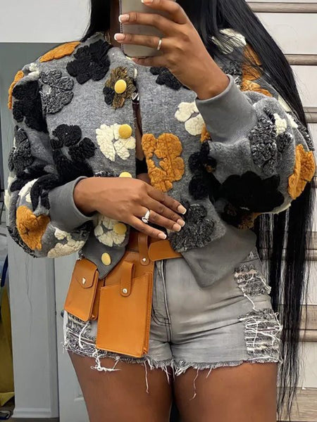 Morchique Floral Bomber Jacket